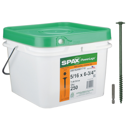 SPAX EXT SRW T-40 5/16X6-3/4"" 3581820801710
